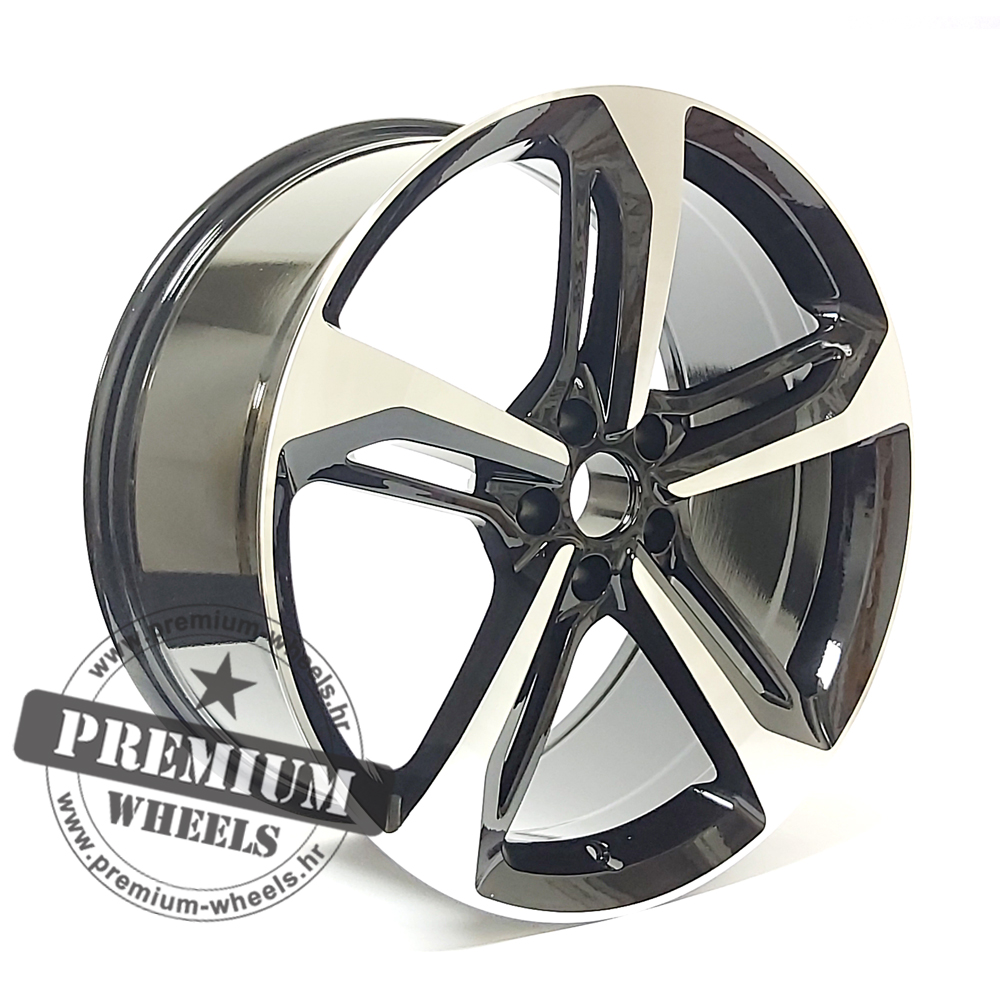 A513CP ALU FELGA AUDI 5X112 19" A513CP ET32 CRNA POLIRANA - Slika 1