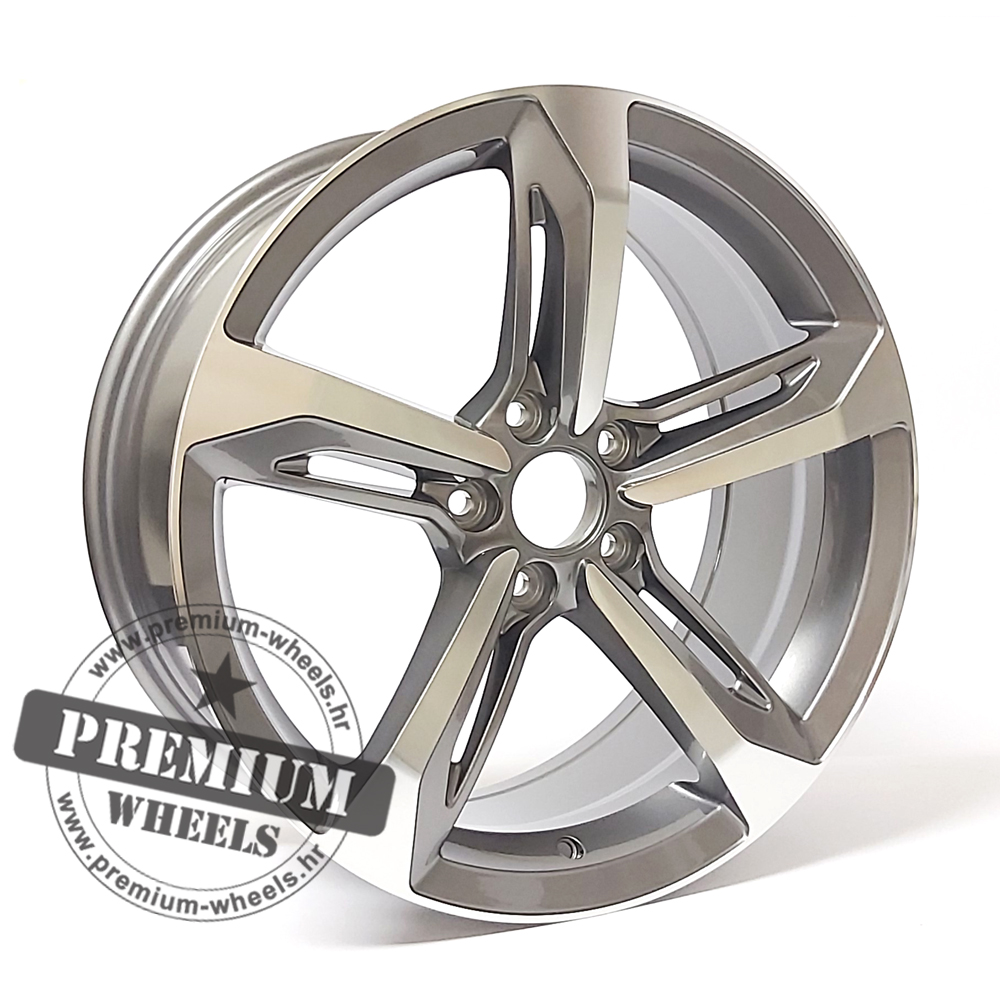 A513SP ALU FELGA AUDI 5X112 21" A513SP ET33 SIVA SA POLIRANIM - Slika 1