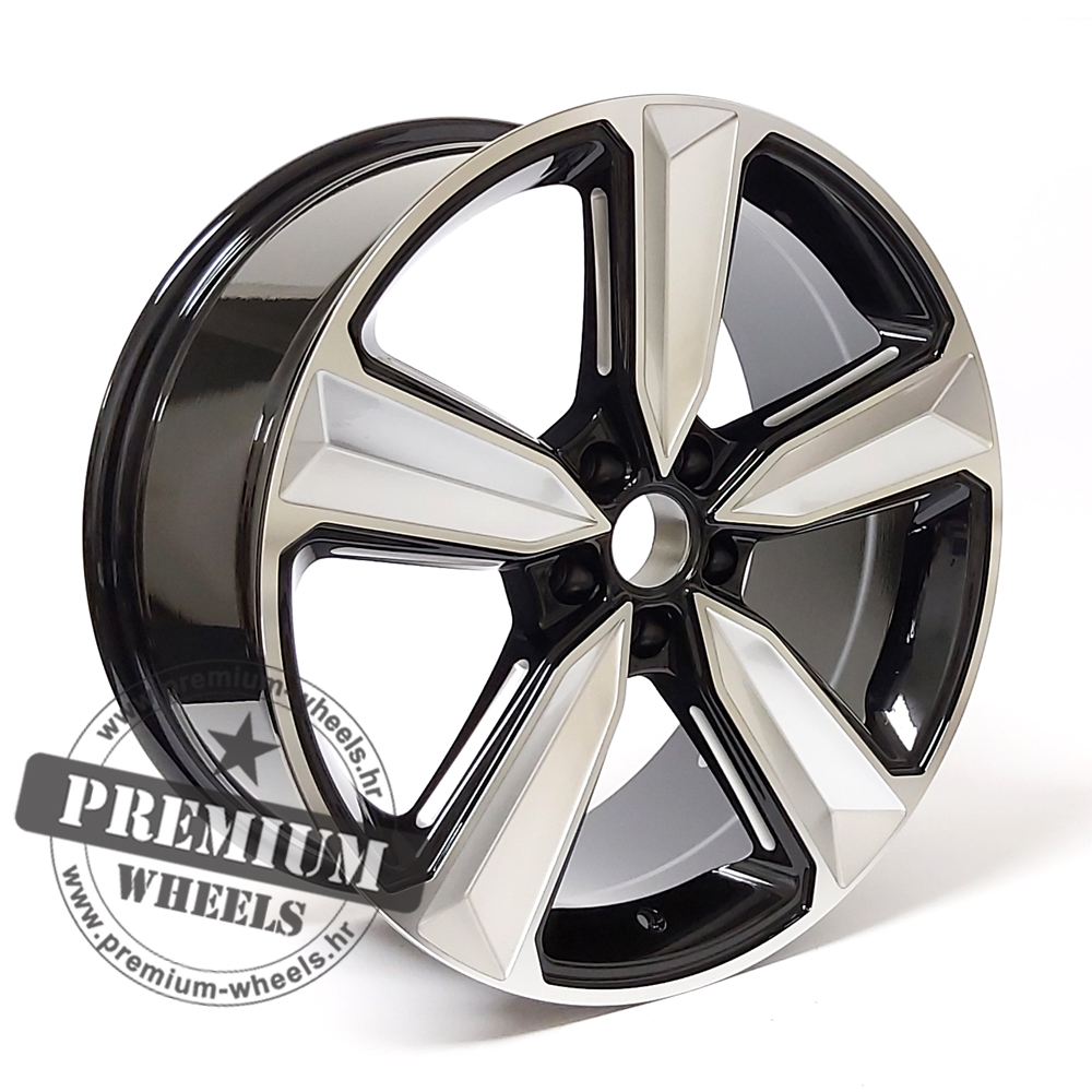 A5470CP ALU FELGA AUDI 5X112 19" A5470CP ET35 CRNA POLIRANA - Slika 1