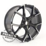 ALU FELGA ZA AUDI 5X112 17" A5997CMP ET42 CRNA POLUMAT S POLIRANIM