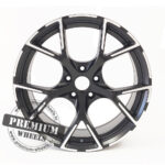 ALU FELGA ZA AUDI 5X112 17" A5997CMP ET42 CRNA POLUMAT S POLIRANIM - Slika 2