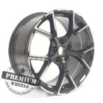 ALU FELGA ZA AUDI 5X112 18" A5997CP ET46 CRNA SA POLIRANIM