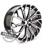 ALU FELGA ZA AUDI 5X112 18" A6128CP ET42 CRNA SA POLIRANIM