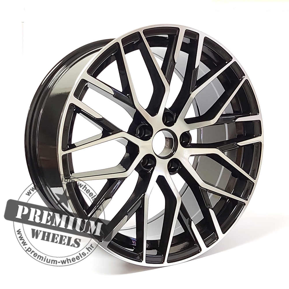 A678CP ALU FELGA ZA AUDI 5X112 18" A678CP ET35 CRNA SA POLIRANIM - Slika 1