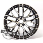 ALU FELGA ZA AUDI 5X112 18" A678CP ET35 CRNA SA POLIRANIM - Slika 2