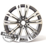 ALU FELGA ZA AUDI 5X112 18" A696SP ET44 SIVA SA POLIRANIM - Slika 2