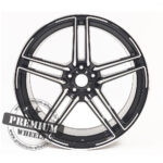 ALU FELGA AUDI 5X112 21" AB1152CP ET31 CRNA SA POLIRANIM - Slika 2