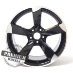 ALU FELGA AUDI 5X112 20" ABK217CP ET30 CRNA SA POLIRANIM - Slika 2