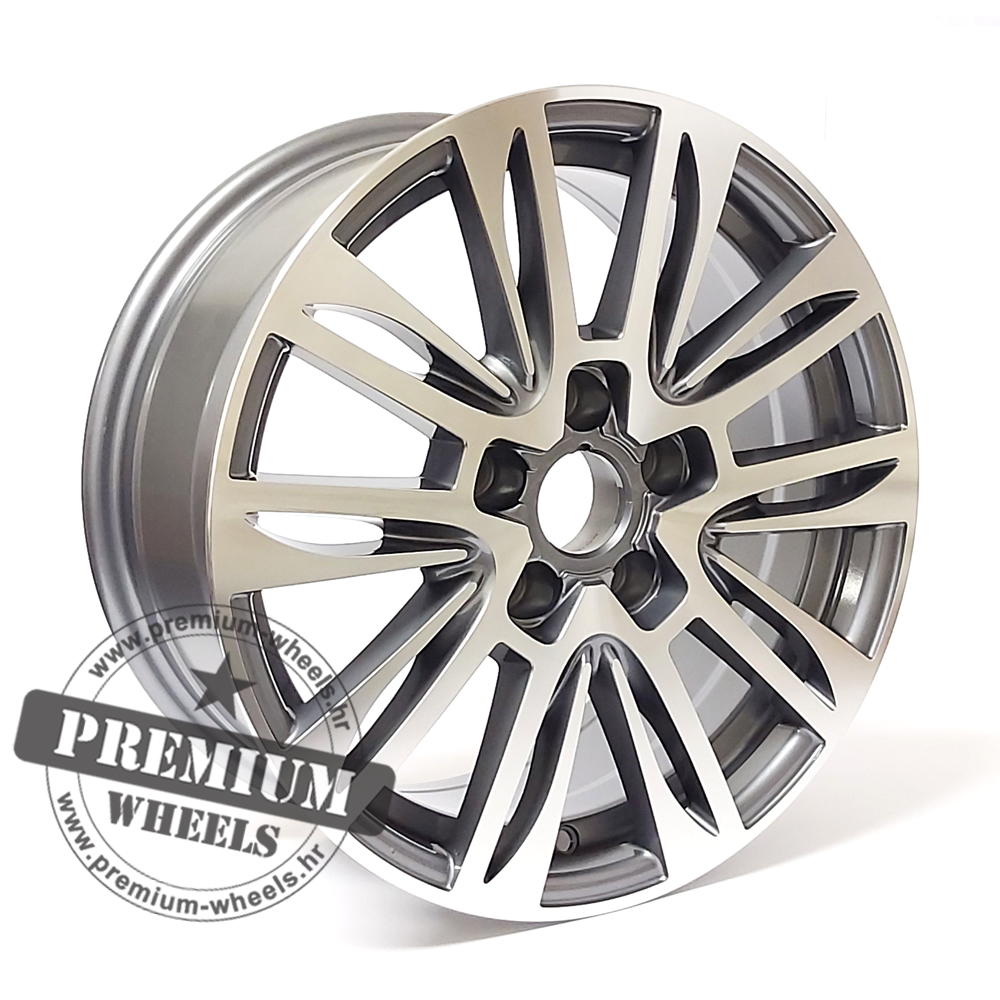 ABK431SP ALU FELGA AUDI 5X112 18" ABK431SP ET39 SIVA POLIRANA - Slika 1