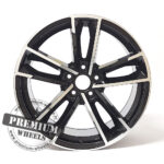ALU FELGA AUDI 5X112 18" ABK5126CP ET39 CRNA SA POLIRANIM - Slika 2