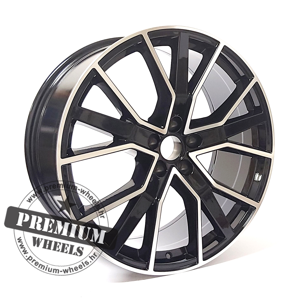 ABK5131CP ALU FELGA AUDI 5X112 20" ABK5131CCP ET35 CRNA SA POLIRANIM - Slika 1