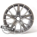 ALU FELGA AUDI 5X112 21" ABK5131SMP ET31 SIVA POLUMATT SA POLIRANIM - Slika 2