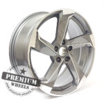 ALU FELGA AUDI 5X112 17" ABK5185SP ET35 SIVA POLIRANA
