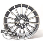 ALU FELGA AUDI 5X112 17" ABK5246SP ET35 SIVA POLIRANA - Slika 2