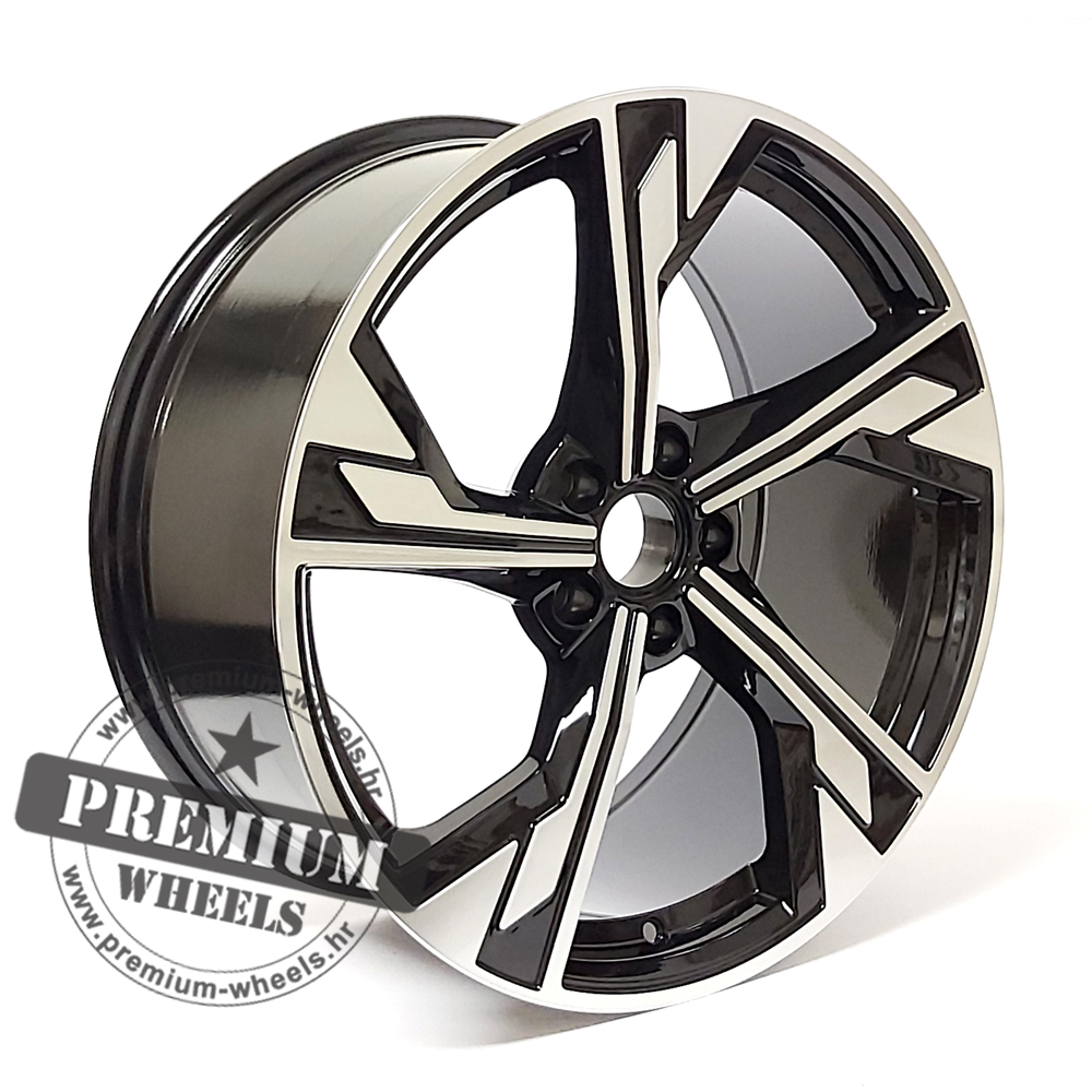 ABK5419CP ALU FELGA AUDI 5X112 19" ABK5419CP ET32 CRNA POLIRANA - Slika 1