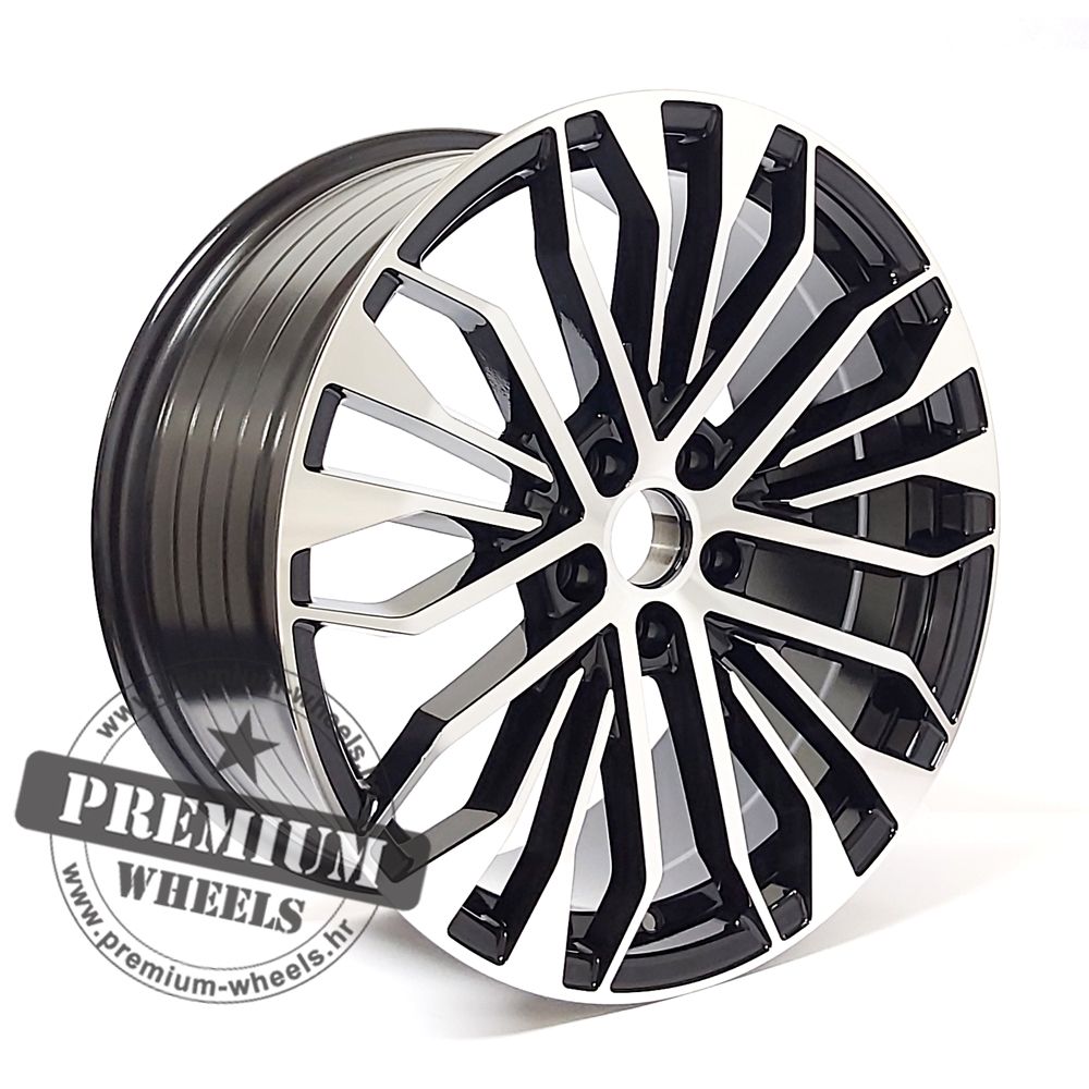 ABY1096CP-1 ALU FELGA AUDI 5X112 19" ABY1096CP ET40 CRNA SA POLIRANIM - Slika 1