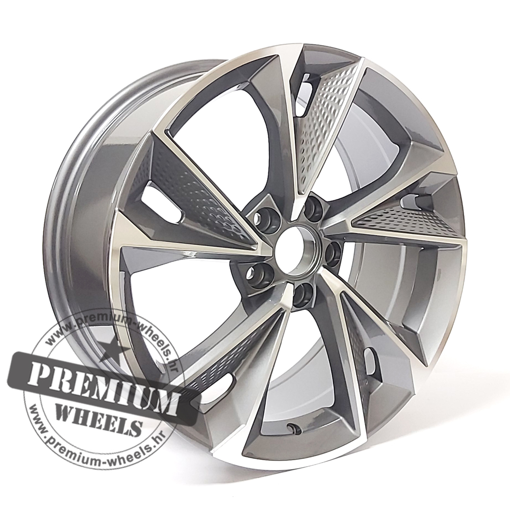 ABY1566SP ALU FELGA AUDI 5X112 19" ABY1566SP ET30 SIVA POLIRANA - Slika 1