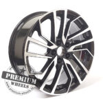 ALU FELGA AUDI 5X112 18" ABY1618CP ET45 CRNA POLIRANA