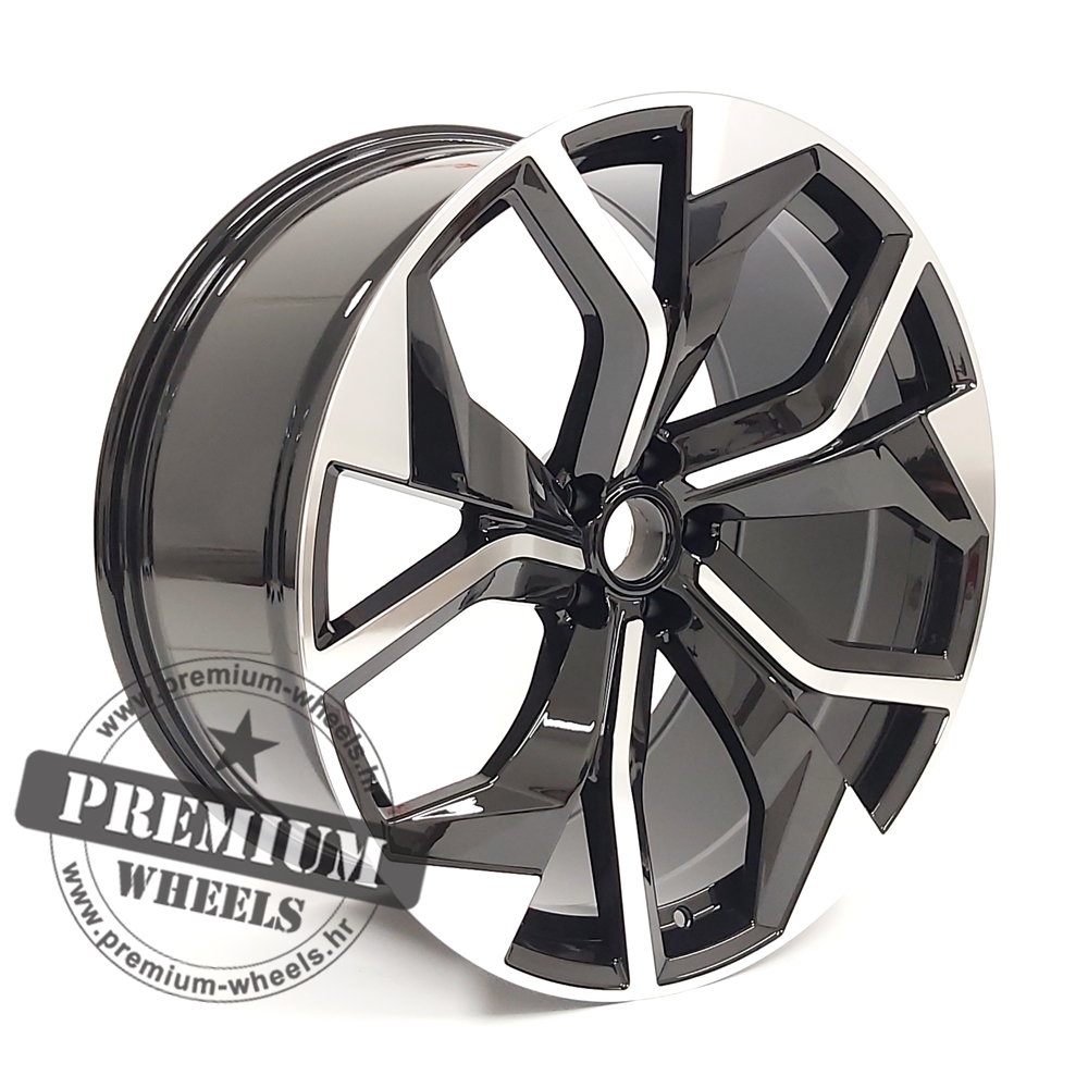 ABY1637CP ALU FELGA AUDI 5X112 21" ABY1637CP ET20 CRNA SA POLIRANIM - Slika 1