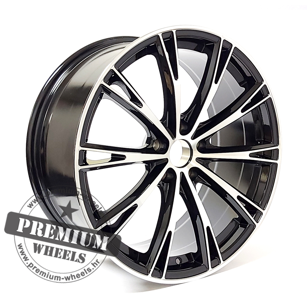 AH5060CP ALU FELGA AUDI 5X112 21" AH5060CP ET31 CRNA SA POLIRANIM - Slika 1