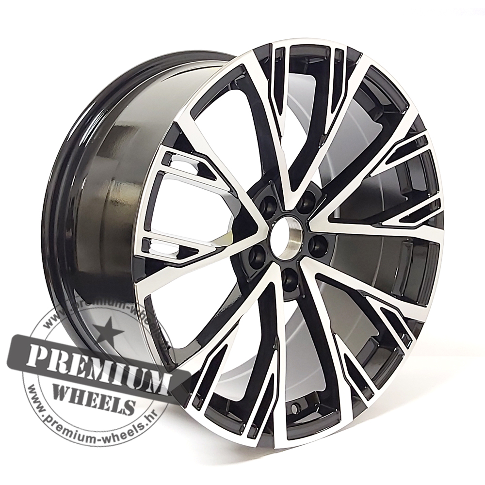 AI5170CP-1 ALU FELGA AUDI 5X112 21" AI0337CP ET35 CRNA SA POLIRANIM - Slika 1