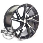 ALU FELGA ZA AUDI 5X112 18" AI5491CP ET36 CRNA SA POLIRANIM