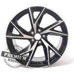 ALU FELGA ZA AUDI 5X112 18" AI5491CP ET36 CRNA SA POLIRANIM - Slika 2