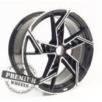 ALU FELGA ZA AUDI 5X112 21" AI5611CP ET32 CRNA SA POLIRANIM