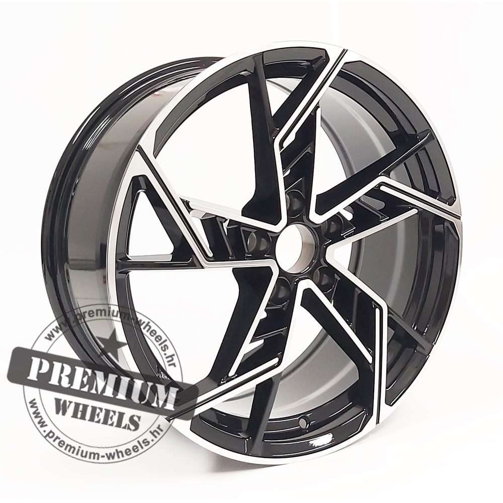 AI5611CP ALU FELGA ZA AUDI 5X112 21" AI5611CP ET32 CRNA SA POLIRANIM - Slika 1