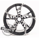 ALU FELGA ZA AUDI 5X112 21" AI5611CP ET32 CRNA SA POLIRANIM - Slika 2