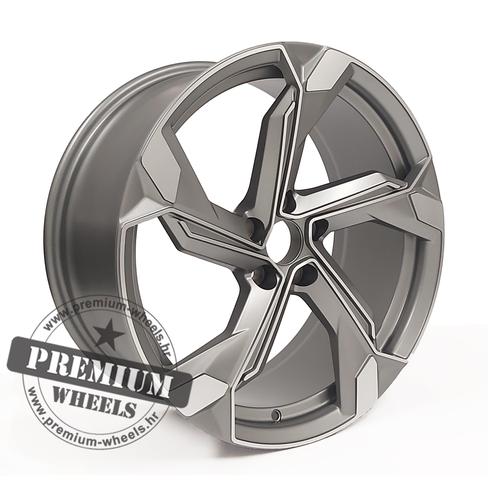 AIN5633SMP-1 ALU FELGA ZA AUDI 5X112 21" AIN5633SMP ET36 SIVA POLUMAT SA POLIRANIM - Slika 1