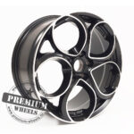 ALU FELGA ZA ALFA ROMEO 5X110 19" ARL2387CMP ET34 CRNA POLUMAT SA POLIRANIM