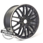 ALU FELGA AUDI 5X112 18" AXFE05CPR ET35 CRNA SA POLIRANIM RUBOM