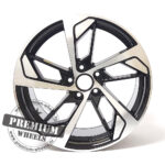 ALU FELGA AUDI 5X112 17" AXFE139CP ET40 CRNA POLIRANA - Slika 2