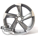 ALU FELGA AUDI 5X112 18" AXFE150SP ET42 SIVA POLIRANA - Slika 2