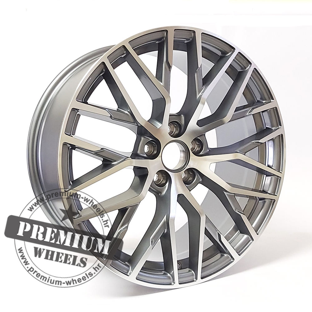 AXFE30SP ALU FELGA AUDI 5X112 18" AXFE30SP ET39 SIVA POLIRANA - Slika 1