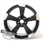 ALU FELGA AUDI 5X100 17" AXFE351CCP ET40 CRNA SA POLIRANIM - Slika 2