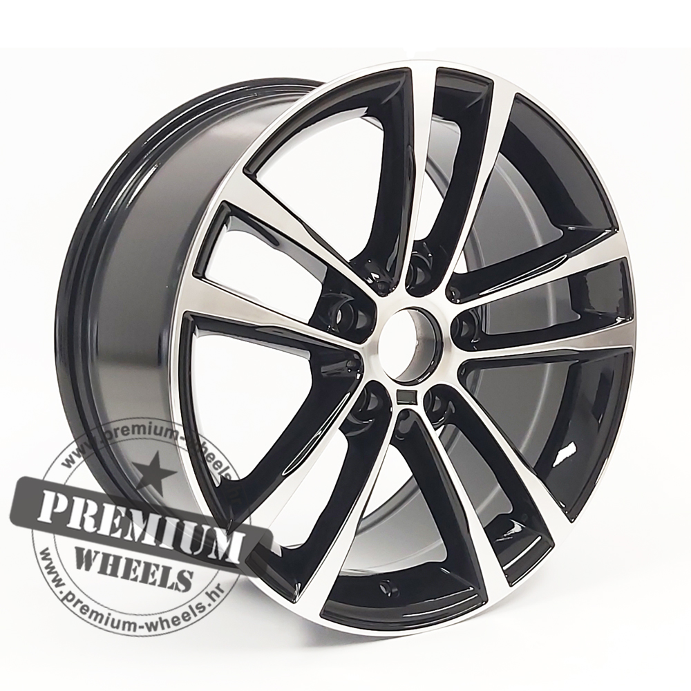 B5229CP ALU FELGA ZA BMW 5X120 17" B5229CP ET34 CRNA S POLIRANIM - Slika 1