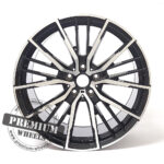 ALU FELGA BMW 5X120 18" BA5824CP ET45 CRNA S POLIRANIM - Slika 2