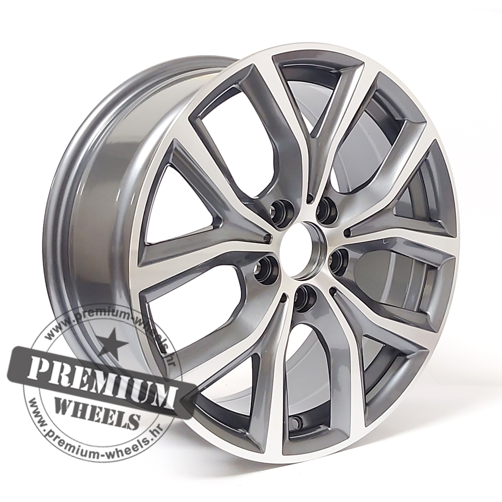 BFE129SP ALU FELGA BMW 5X112 17" BFE129SP ET52 SIVA SA POLIRANIM - Slika 1