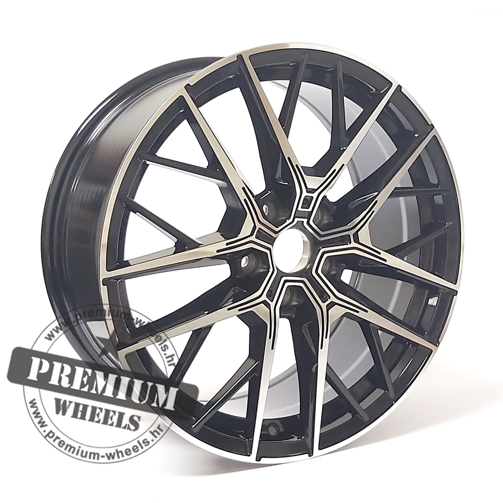 BHE5080CP ALU FELGA ZA BMW 5X120 19" BHE5080CP ET45 CRNA S POLIRANIM - Slika 1