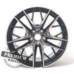 ALU FELGA ZA BMW 5X120 19" BHE5080CP ET45 CRNA S POLIRANIM - Slika 2