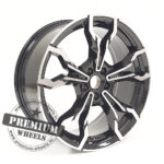 ALU FELGA ZA BMW 5X112 20" BI5596CP ET30 CRNA SA POLIRANIM