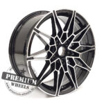 ALU FELGA ZA BMW 5X120 18" BIN0293CP ET34 CRNA SA POLIRANIM