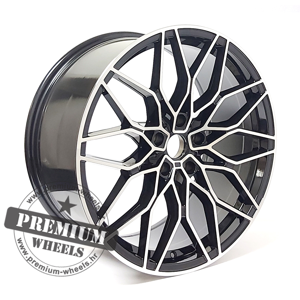 BIN292CP ALU FELGA ZA BMW 5X112 20" BIN292CP ET25 CRNA SA POLIRANIM - Slika 1