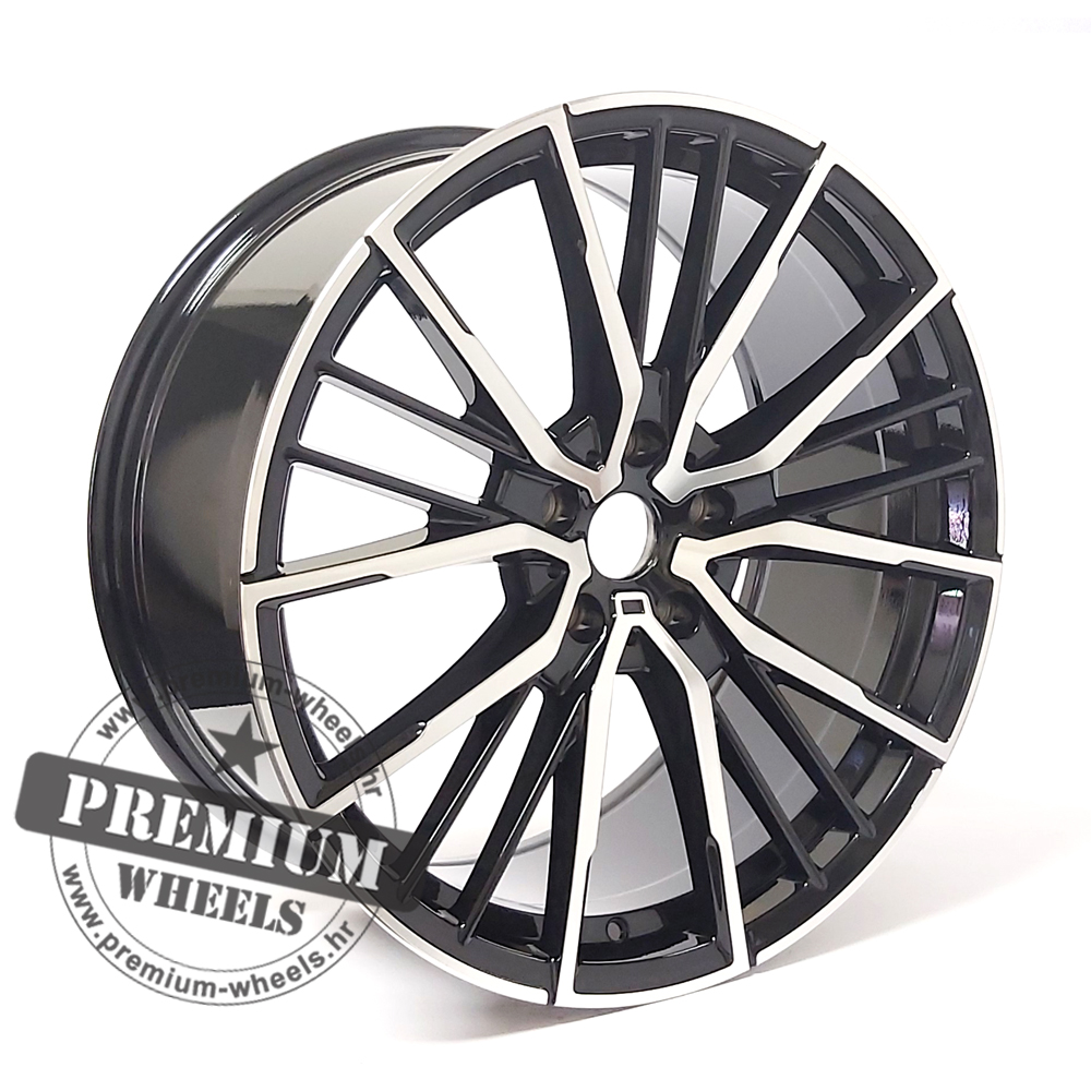BIN5498CP ALU FELGA ZA BMW 5X120 20" BIN5498CP ET35 CRNA S POLIRANIM - Slika 1