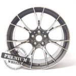 ALU FELGA BMW 5X112 19" BIN801SP ET26 SIVA POLIRANA - Slika 2