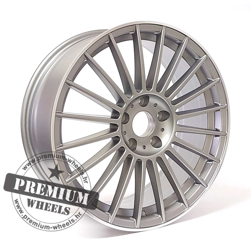 BINJ005SMPR ALU FELGA BMW 5X120 19" BINJ005SMPR ET44 SIVA POLUMAT SA POLIRANIM RUBOM - Slika 1