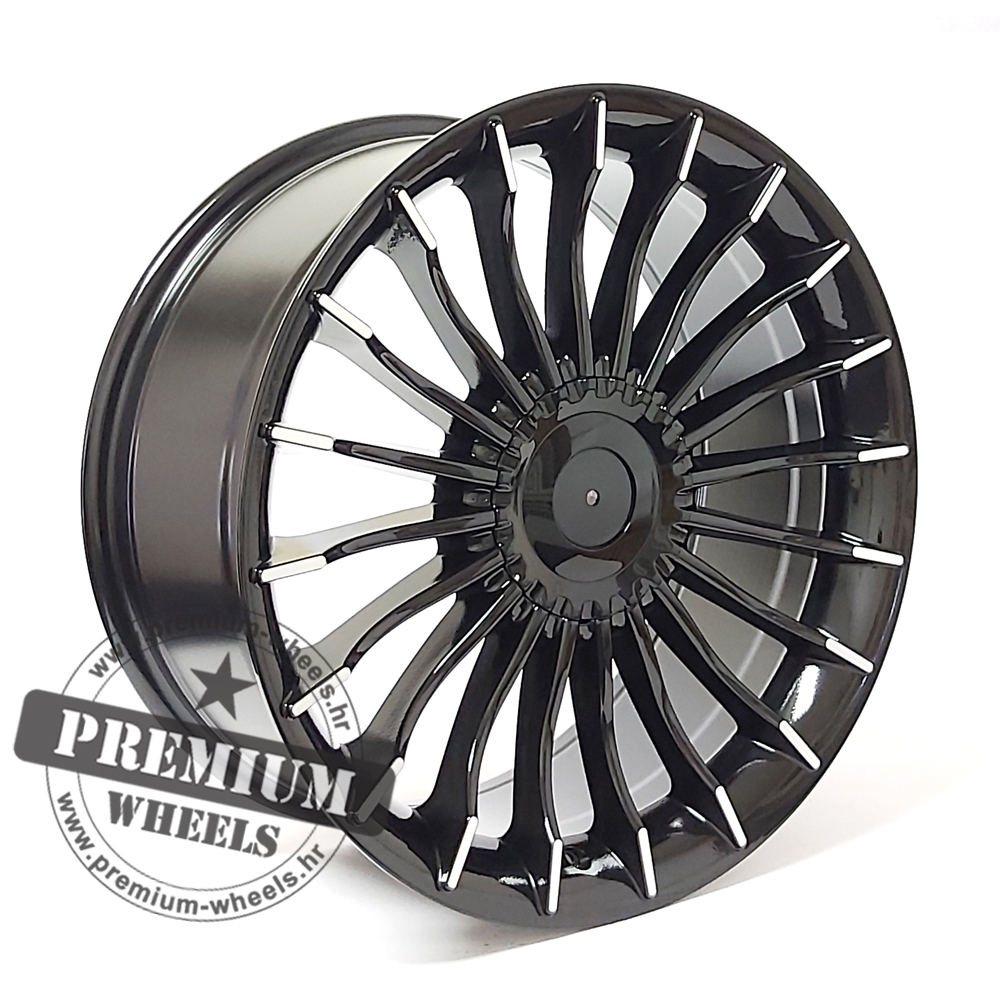 BK273CP ALU FELGA BMW 5X120 18" BK273CP1CP ET20 CRNA SA POLIRANIM - Slika 1