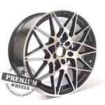ALU FELGA ZA BMW 5X120 17" BK5167CP ET37 CRNA SA POLIRANIM
